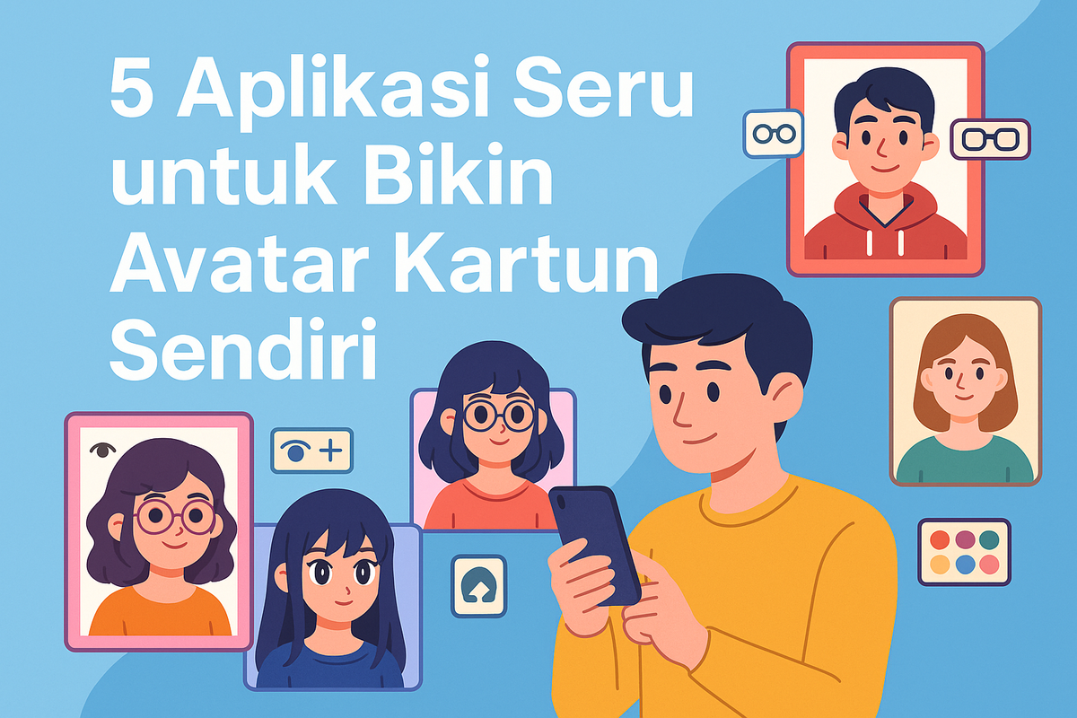 5 Aplikasi Seru untuk Bikin Avatar Kartun Sendiri