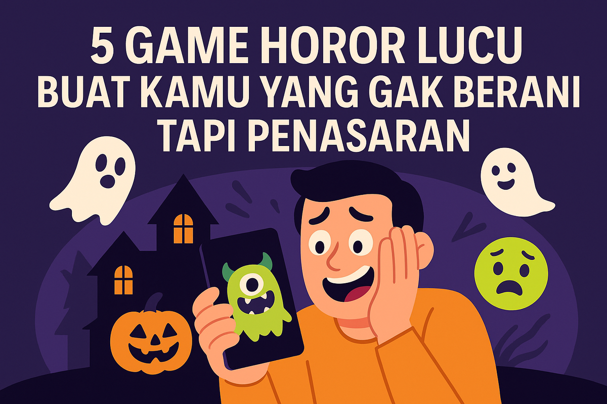 5 Game Horor Lucu Buat Kamu yang Gak Berani Tapi Penasaran