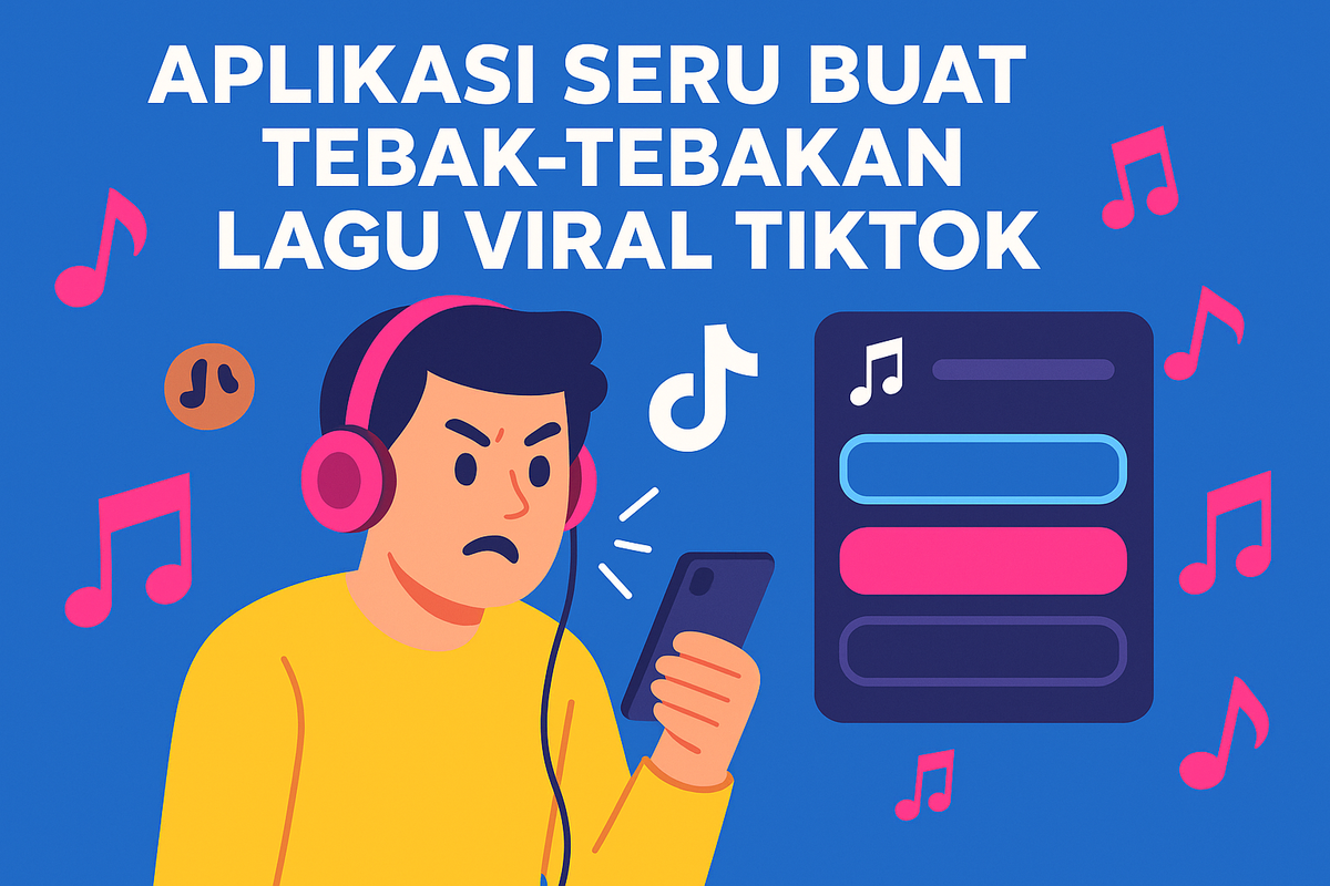 Aplikasi Seru Buat Tebak-Tebakan Lagu Viral TikTok