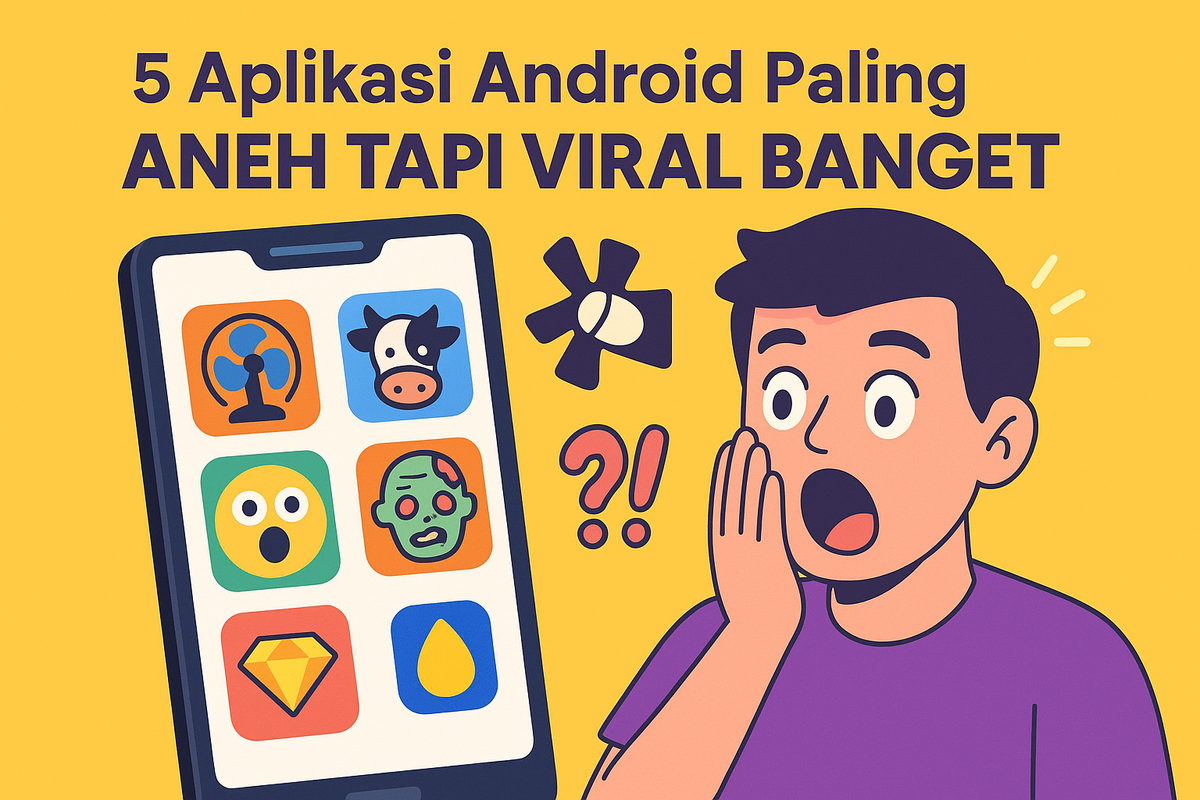 5 Aplikasi Android Paling Aneh Tapi Viral Banget