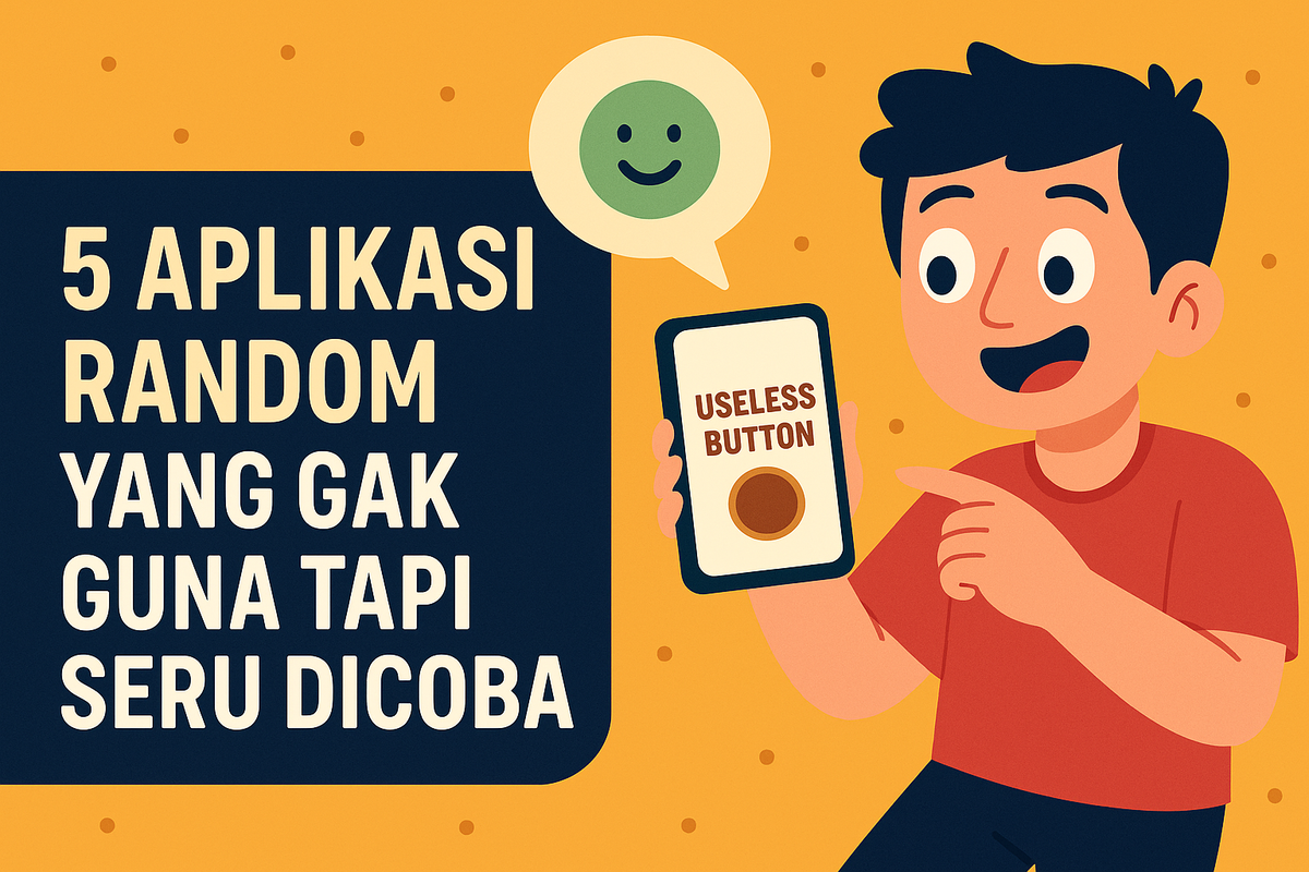 5 Aplikasi Random yang Gak Guna Tapi Seru Dicoba