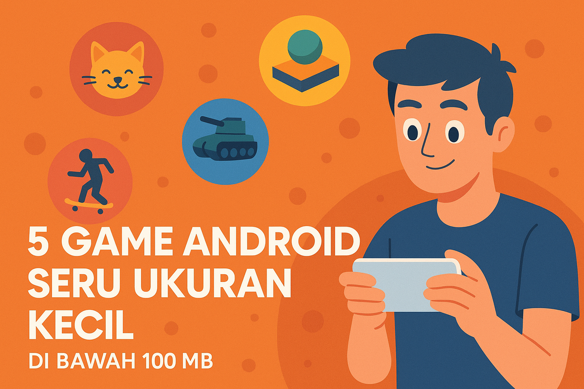 5 Game Android Seru Ukuran Kecil di Bawah 100MB