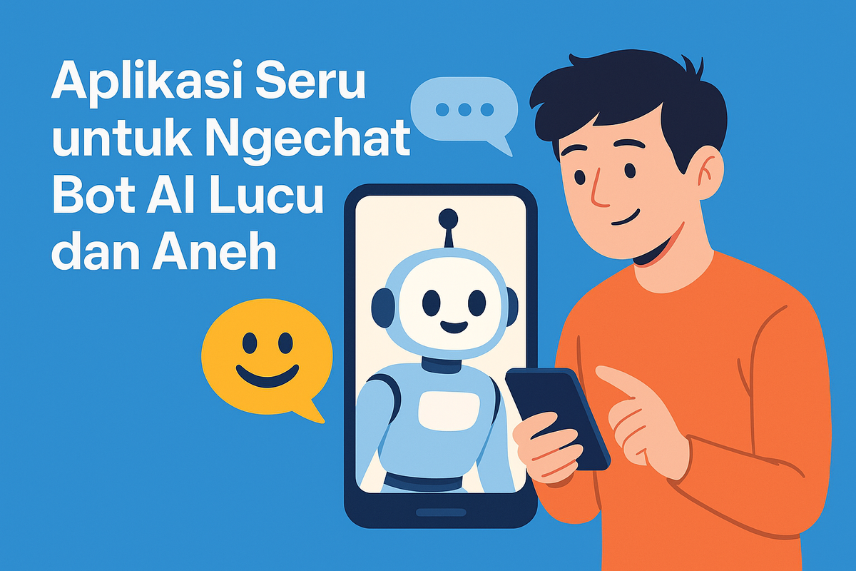 Aplikasi Seru untuk Ngechat Bot AI Lucu dan Aneh