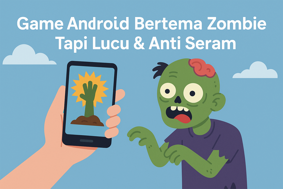 Game Android Bertema Zombie Tapi Lucu & Anti Seram